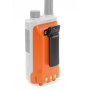 Rugged Radios BAT-GMR2-XL-ORN GMR2/GMR2 PLUS Handheld Long-Lasting XL Battery w/ USB Charging Port Safety Orange