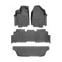 WEATHERTECH WEA441218-1-2-3 Black Front And Rear Floorliners