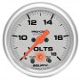 AUTOMETER ATM4383 2-1/16in U/L Volt Gauge w/Peak & Warning