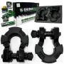 Rhino USA SUPERSHACK-BLK 8T Super Shackle 2-Pack (Black)