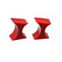 Energy Suspension Shock Reservoir Isolator - Red