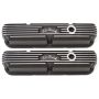 EDELBROCK EDE41763 SBM Classic Finned V/C's - Black