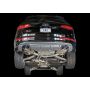 AWE Tuning 3015-42052 Audi 8R SQ5 Touring Edition Exhaust - Quad Outlet Chrome Silver Tips
