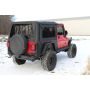 Fishbone Offroad FB23029 97-06 Jeep Wrangler Steel Tube Fender Front/Rear - Blk Txtred Pwdercoat (Set Of 4)