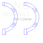 King Engine Bearings TW1028AM King Chrysler Pentastar 3.6L ERB V6 Thrust Washer Set