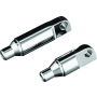 Kuryakyn 8064 Male Mount 2-1/2inch Footpeg Extension Chrome (Pair)