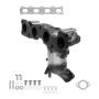 AP Exhaust 641577 Federal / EPA Catalytic Converter - Direct Fit w/ Integrated Manifold
