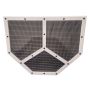 DOMINATOR RACE PRODUCTS DOM551-WH Shaker Screen Radiator Mod White