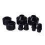 Energy Suspension 07-17 Jeep Wrangler (JK) Black Front & Rear Coil Spring Spacer 1-3/4in Lift Set