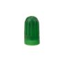 31 INCORPORATED 17-492G-1 Dark Green Plastic Valve Cap with Red Silicone Seal