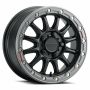 Raceline A14BG Alpha 15x7in/5x114.3 BP/25mm Offset/68mm Bore - Black & Gunmetal Ring Beadlock Wheel