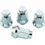 QuadBoss 608929 Lug Nuts 3/8in-24 - 14mm-Od - Chrome  - Box of 4