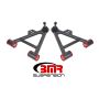 BMR 79-93 Mustang Lower Non-Adj. A-Arms (Coilover Only) w/ Tall Ball Joint (Poly) - Black Hammertone