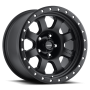 Raceline 929B Avenger 17x9in / 8x165.1 BP / -12mm Offset / 130.81mm Bore - Satin Black Wheel