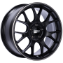 BBS CH-R 18x9 5x120 ET44 Satin Black Polished Rim Protector Wheel -82mm PFS/Clip Required