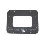 Fishbone Offroad 07-18 Jeep Wrangler JK Aluminum Tailgate Plate - Black Textured Powercoat