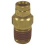 Firestone 3046 Male Connector 1/4in. NPT To 1/4in. PTC Straight Brass Air Fitting - 25 Pack (WR17603046)