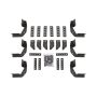 Dee Zee DZ15336 Deezee 13-23 Dodge Ram Running Board Rough Step Bracket Kit
