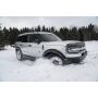 AVS 2021 Ford Bronco Sport Aeroskin II Textured Low Profile Hood Shield - Black