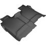 3D MAXpider 2019-2020 GMC/Chevrolet Sierra 1500/Silverado 1500 Kagu 2nd Row Floormats - Black