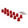 Energy Suspension Rear Spring & Shackle Bushing - Red
