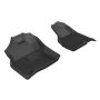 3D MAXpider 2012-2020 Dodge Ram 1500 Crew/2500/3500 Crew/Mega Kagu 1st Row Floormat - Black