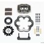 Wilwood 140-11810 Billet Narrow Dynalite Radial Mount Rear Inboard Midget Kit 10.50in SuperAlloy Vented Rotor