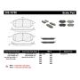 Stoptech 309.10780 Performance 05-08 Legacy 2.5 GT Front Brake Pads