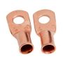 Forney 60091 Copper Cable Lugs, Number 6 Cable with 1/4-Inch Stud Size, 2-Pack