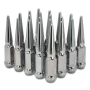 BLOX Racing BXAC-00152-20 Spike Forged Lug Nuts - Chrome 12 x 1.50mm - Set of 20