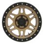 Method Wheels MR31278558900 Method MR312 17x8.5 0mm Offset 5x150 110.5mm CB Method Bronze/Black Street Loc Wheel