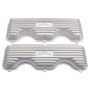EDELBROCK EDE41409 Valve Cover Kit Classic Finned Chevy 348-409