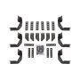 Dee Zee DZ15336 Deezee 13-23 Dodge Ram Running Board Rough Step Bracket Kit