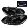 SPYDER 5012111 Projector Headlights - DRL - Black