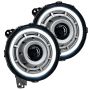 Oracle Lighting 5839-504-PSC Oculus Bi-LED Projector Headlights for Wrangler JL/ Gladiator JT - Satin Silver