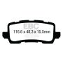 EBC DP23018 13+ Acura RLX 3.5 Greenstuff Rear Brake Pads