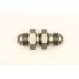 DeatschWerks 8AN Male Flare To 8AN Male Flare Bulkhead Adapter (Incl. Nut)