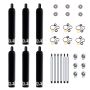 QA1 6Q9-DRY-6PK 24.30 Eye-B/Eye-B V-None Dry Shock Large Aluminum Coilover 15.38 - 6 Pack