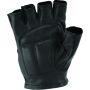 Kuryakyn 094496 Leather By River Road Diamond Shorty Gloves Black Womens - Small