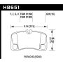 Hawk 09-11 Porsche 911 3.6L Carrera Exc.Ceramic Composite Brakes Rear ER-1 Brake Pads