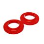 Energy Suspension Universal 2 1/8in ID 3 3/4in OD 3/4in H Red Coil Spring Isolators (2 per set)