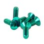 NRG Steering Wheel Screw Upgrade Kit (Conical) - Green