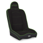 PRP Seats A140110-50-W PRP Daily Driver High Back Suspension Seat- Black/Green Tweed
