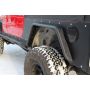 Fishbone Offroad 97-06 Jeep Wrangler TJ Steel Tube Fenders Rear 3In Flare - Blk Textured Powdercoat
