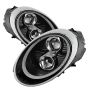 SPYDER 5080103 Projector Headlights - DRL LED - Black