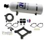 Nitrous Express 4150 Assassin Plate Stage 6 Nitrous Kit (50-300HP) w/15lb Bottle