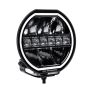 Go Rhino 751440911CRS Xplor Blackout Series Maxline LED Hi/Low Beam w/Multi DRL (Surface Mount) 9in. - Blk