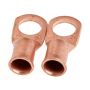 Forney 60106 Copper Cable Lugs, Number 2 Cable with 1/2-Inch Stud Size, 2-Pack