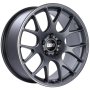 BBS CH-R 19x9.5 5x120 ET35 Satin Titanium Polished Rim Protector Wheel -82mm PFS/Clip Required