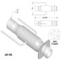 Borla 401158 Specialty Muffler - Notched Neck